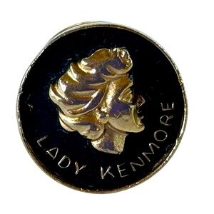 Vintage Rare Sears Roebuck And Co Lady Kenmore Cameo Tie Tack Pin  Advertising